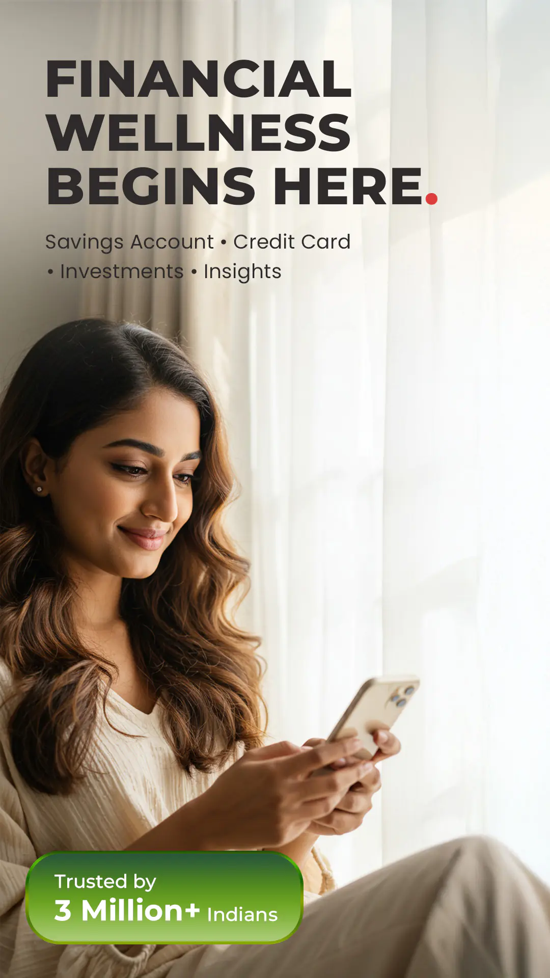 Financial Wellness App Banner Template