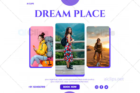 Dream Home Sale Banner PSD Template