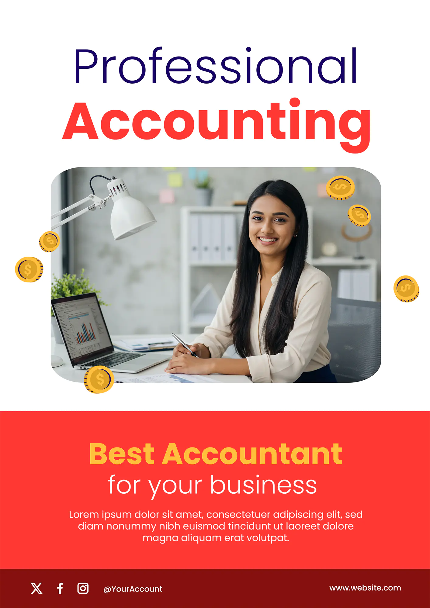 Accounting Services Promotional Template