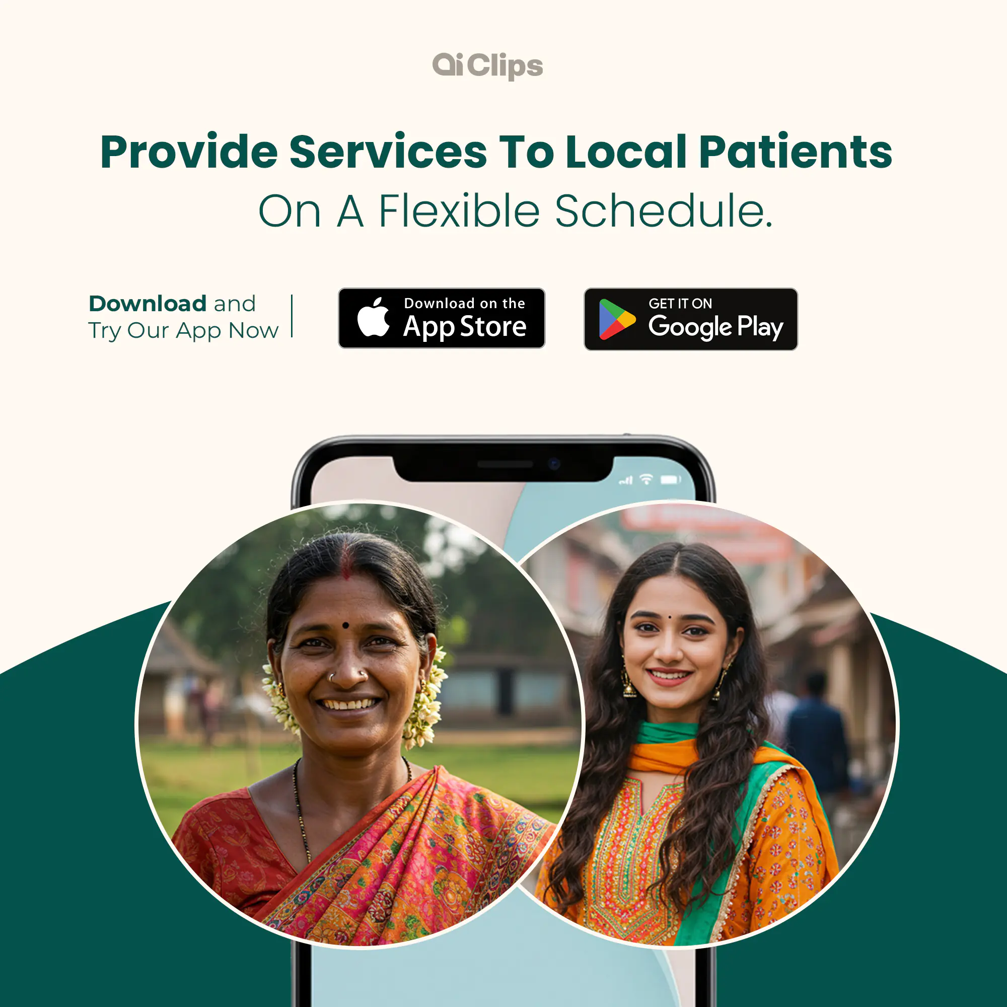 Healthcare App Advertisement Template