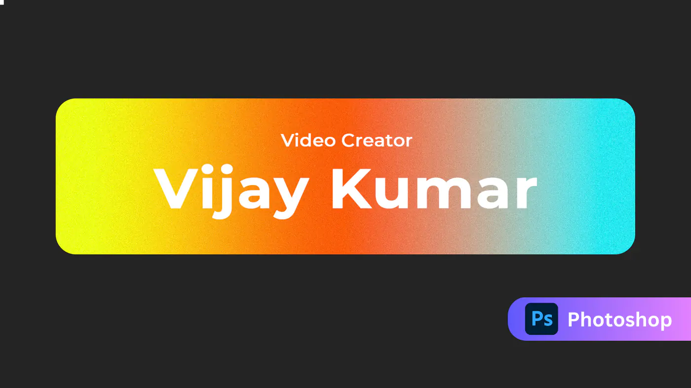 Vibrant and Creative Video Creator  Editable Text Template