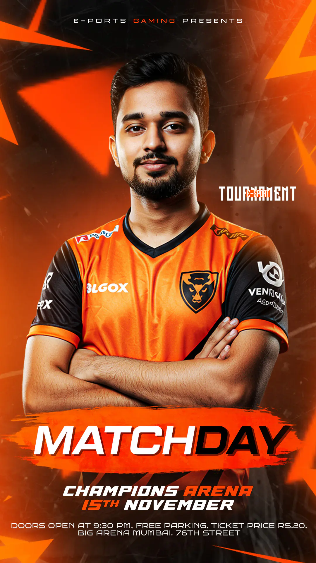 Esports Match Day Promotional Template