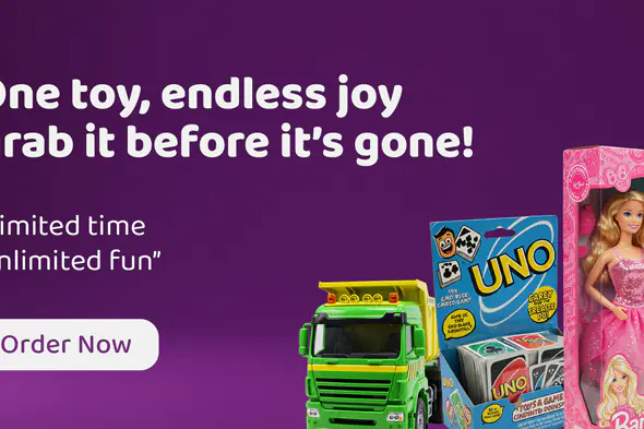 Kids Toy Offer DesignEditable Toy Sale Banner Template