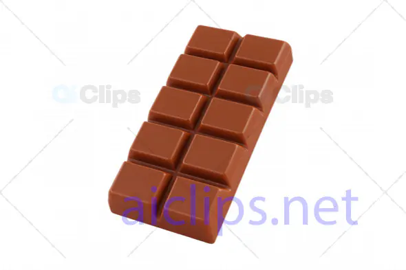 Realistic 3D Chocolate Bar Model