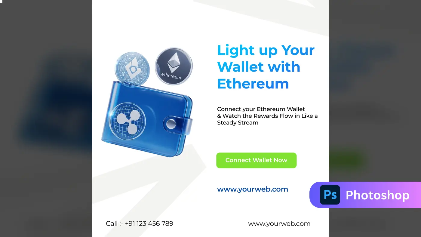 Ethereum Wallet Connection Ad Template