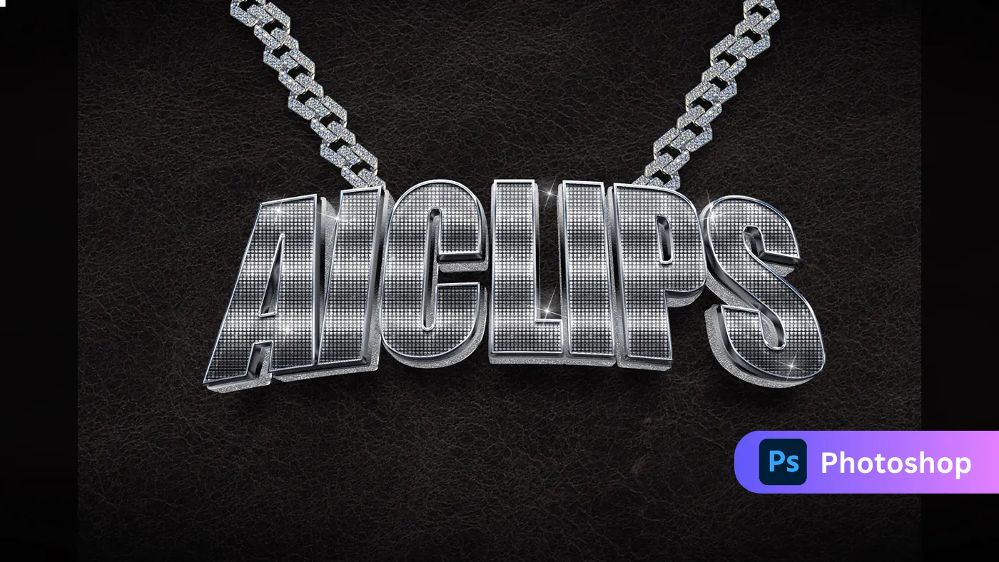 Diamond Chain Text Effect