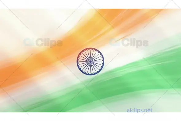 Indian Flag Abstract Design