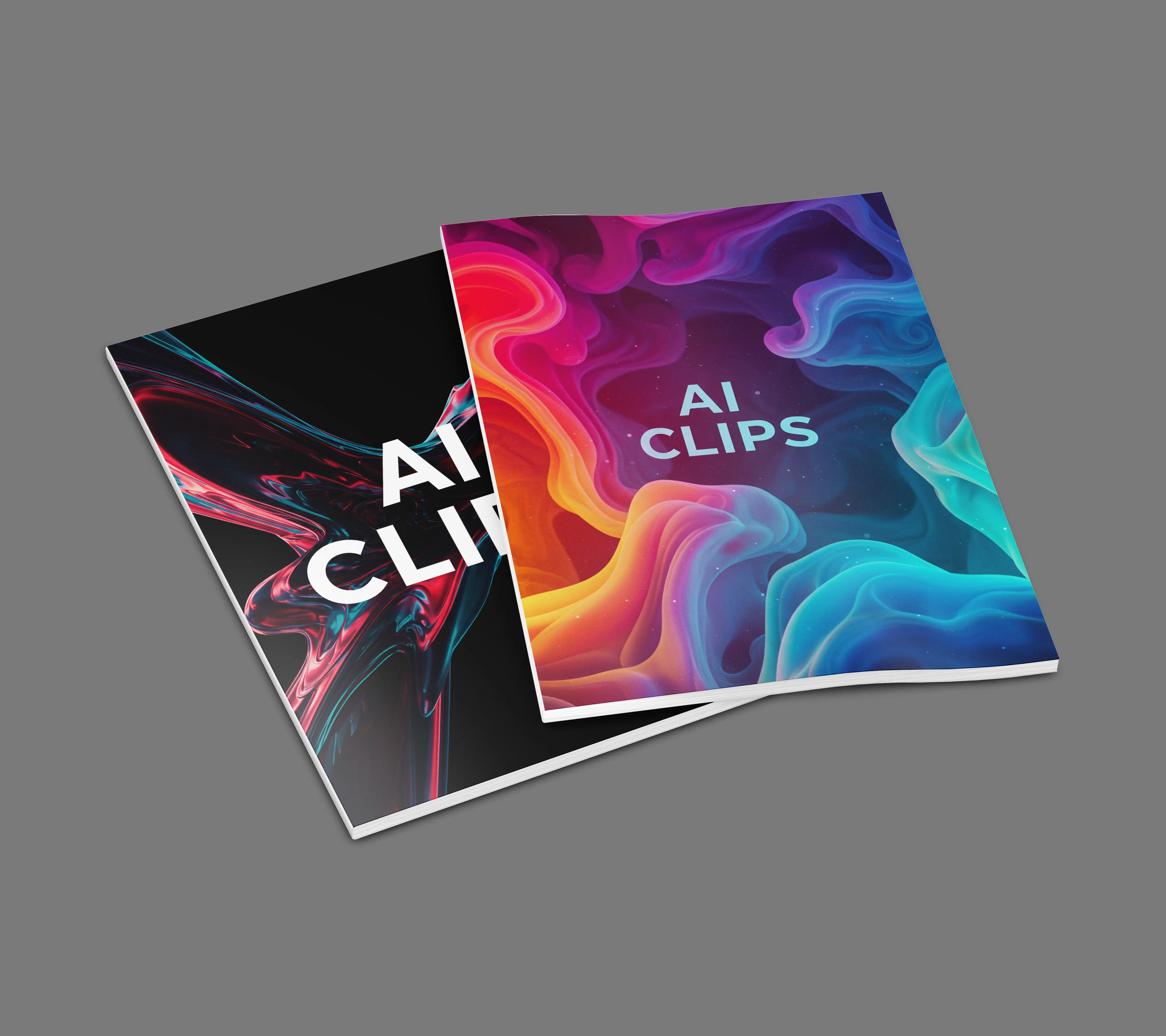 Abstract Booklet Cover Mockup