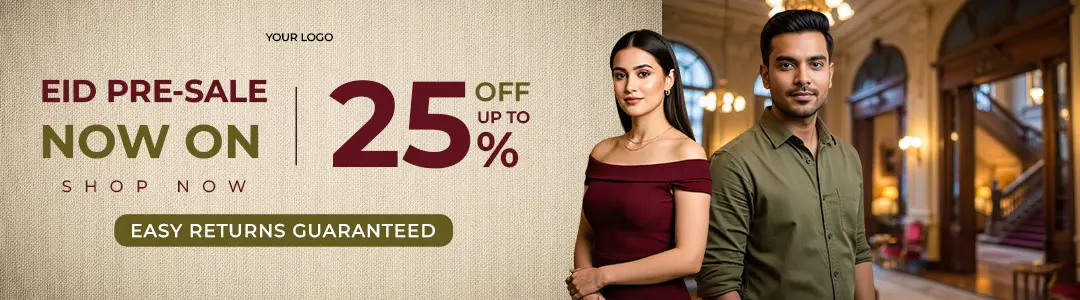 Festive Fashion Sale Banner Template