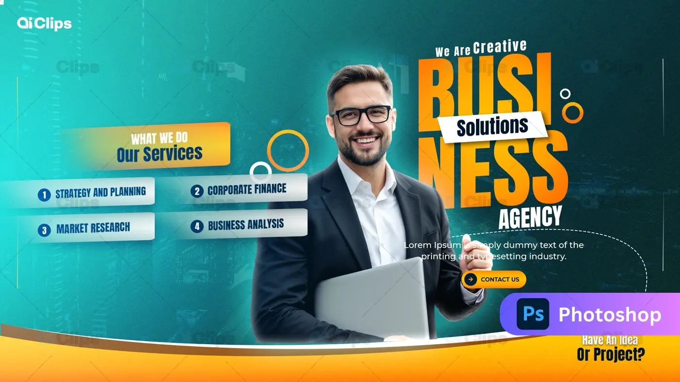 Professional Business Solutions Agency Services Template