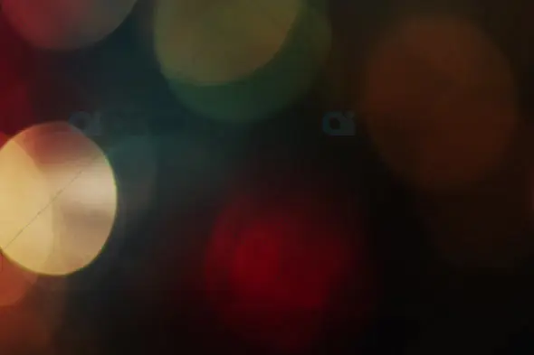 Warm Red and Gold Bokeh Lights for Elegant Motion Graphics
