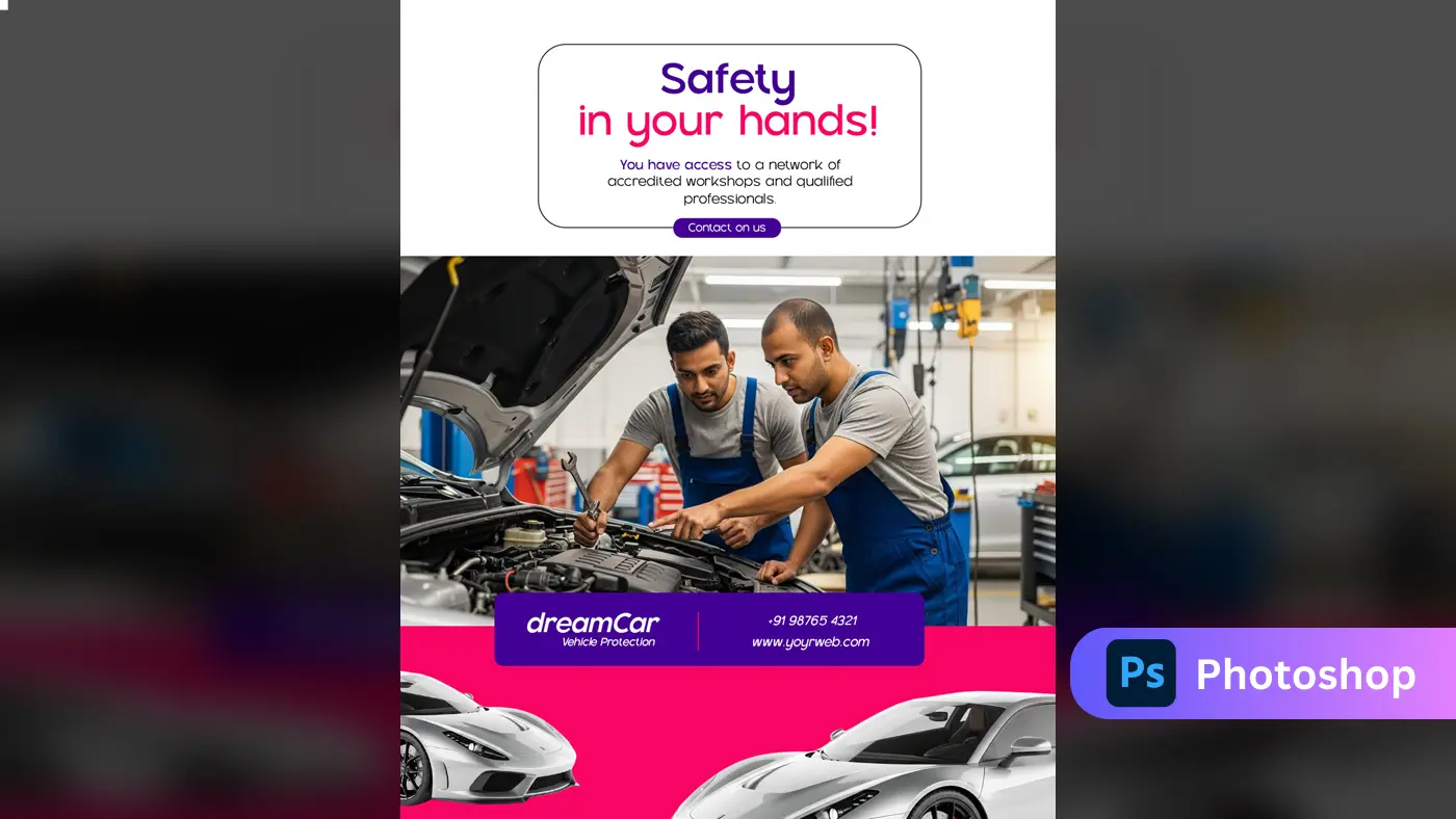 Automotive Service Promotional Template