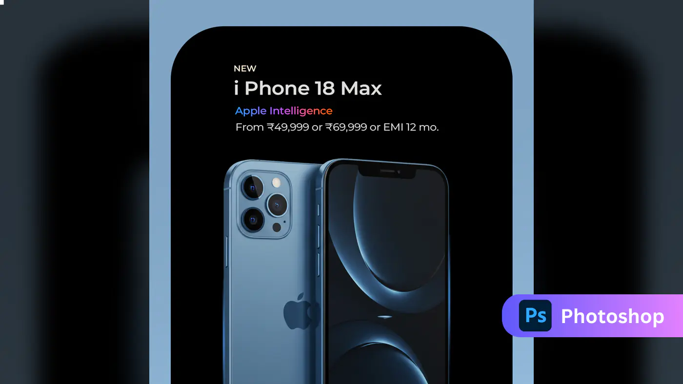 iPhone 18 Max Product Promo Template