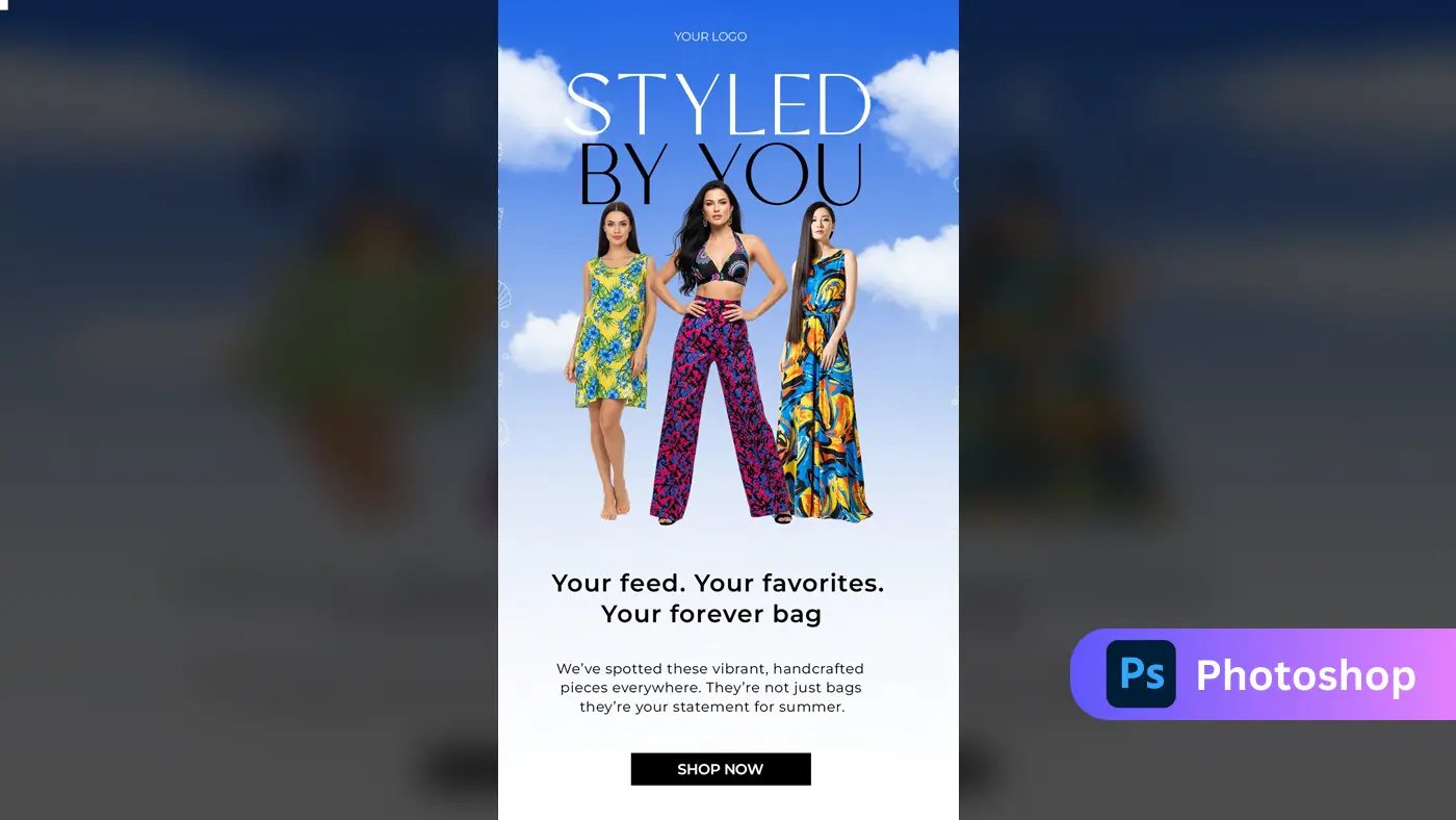 Summer Style Collection Ad Template