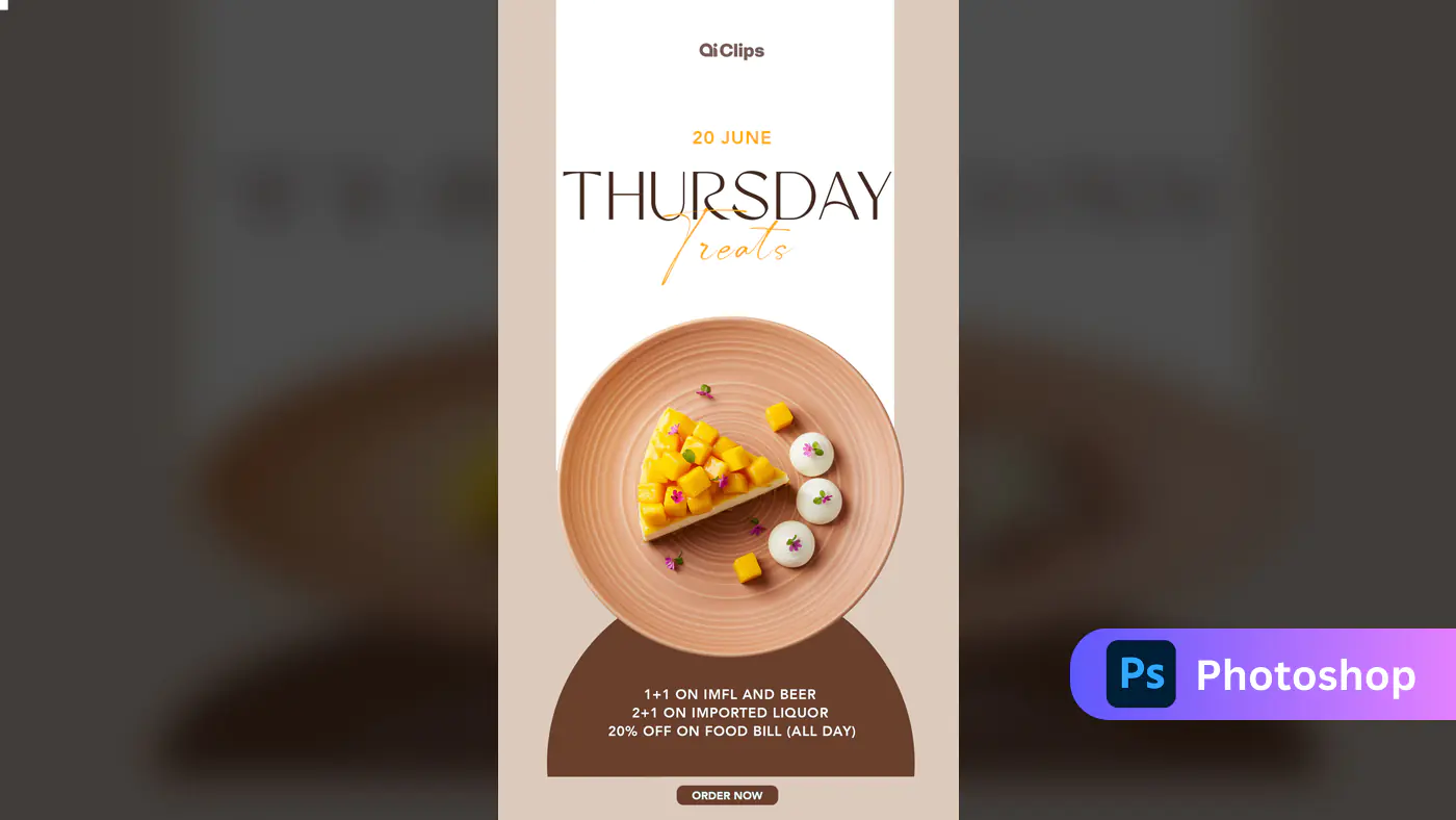 Enhanced Restaurant Daily Special Promo Template