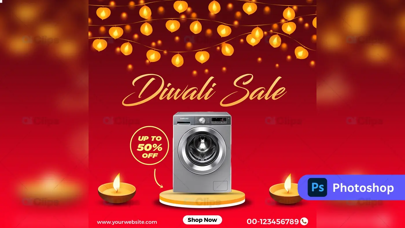 Diwali Sale Promotion Banner