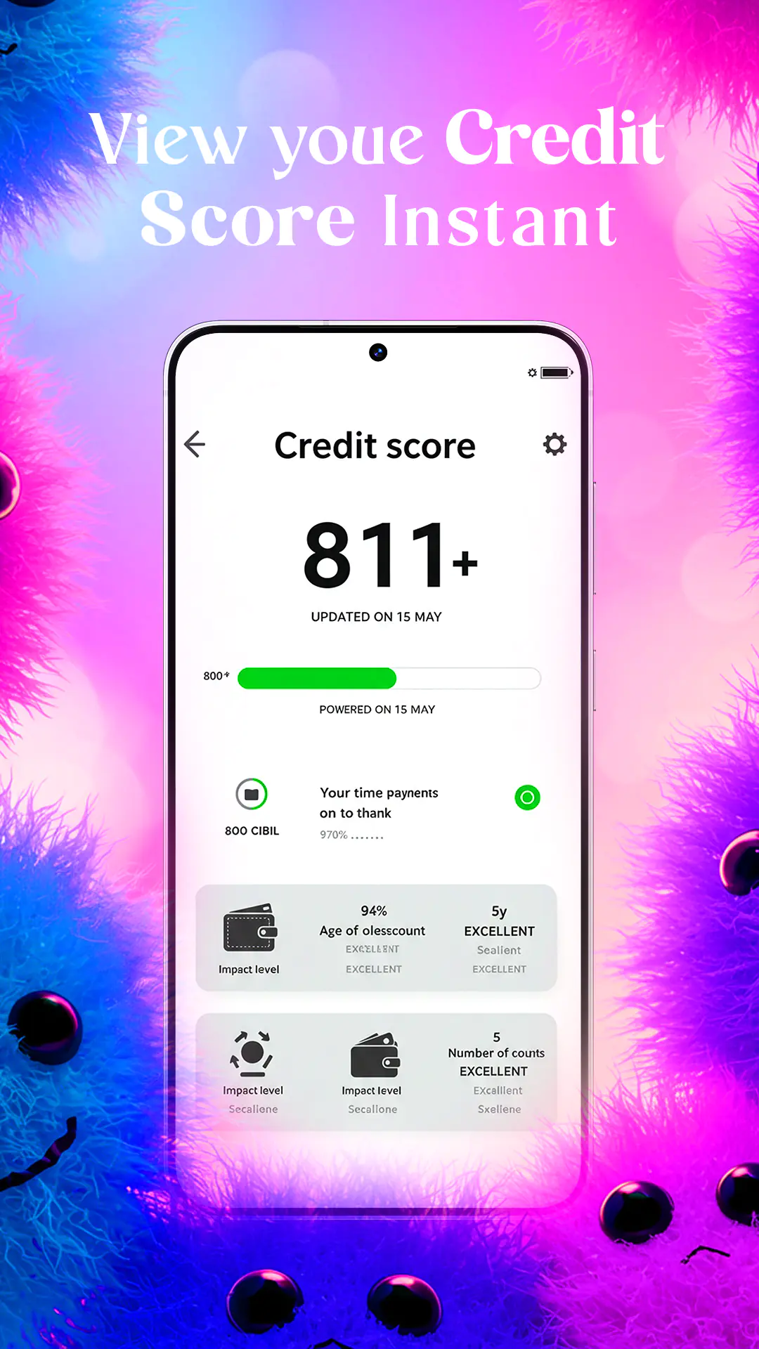 Credit Score Tracker App Promo Template