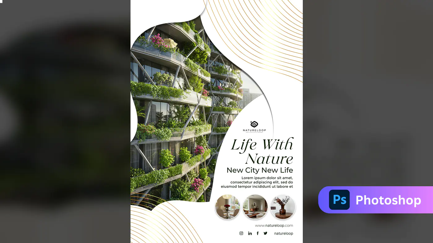 Eco-Friendly Housing Ad Template