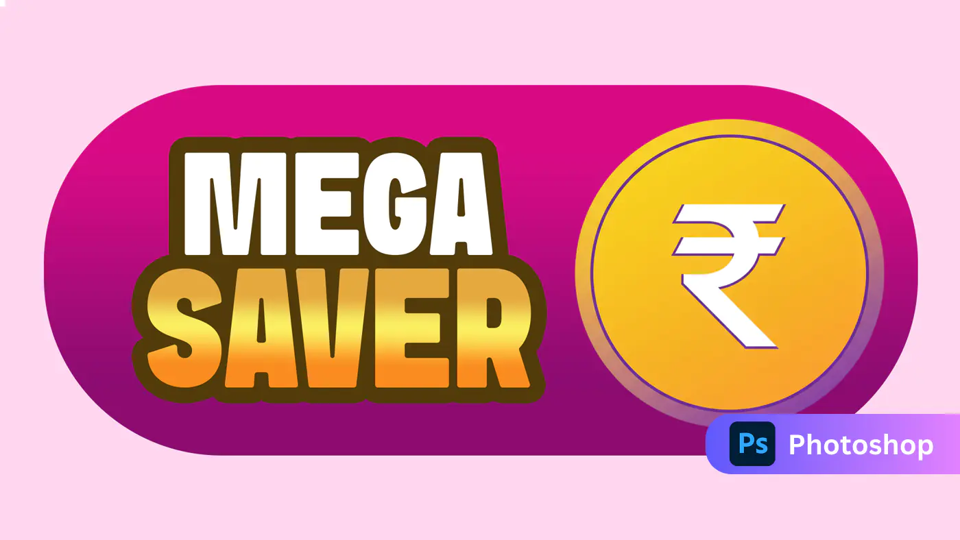 Mega Saver Label Template