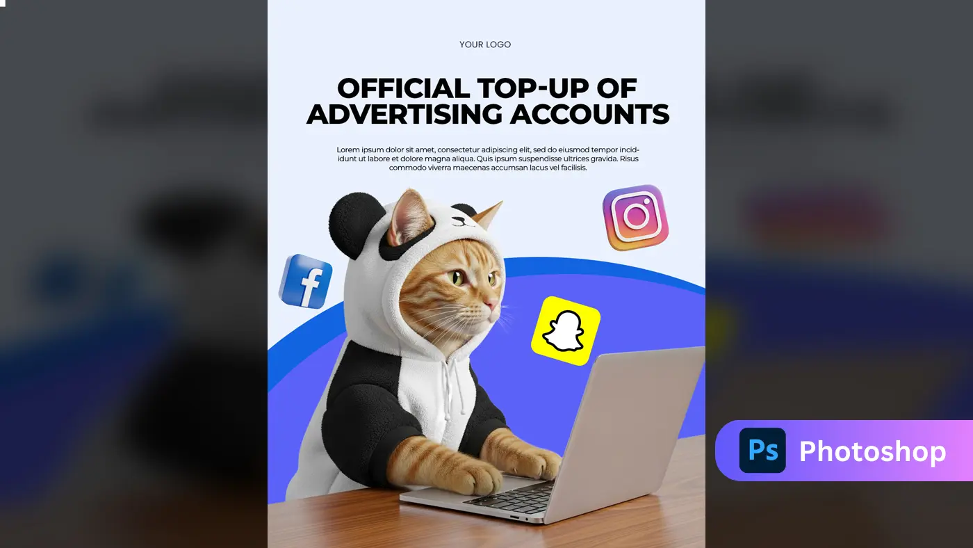 Social Media Advertising Agency Flyer Template