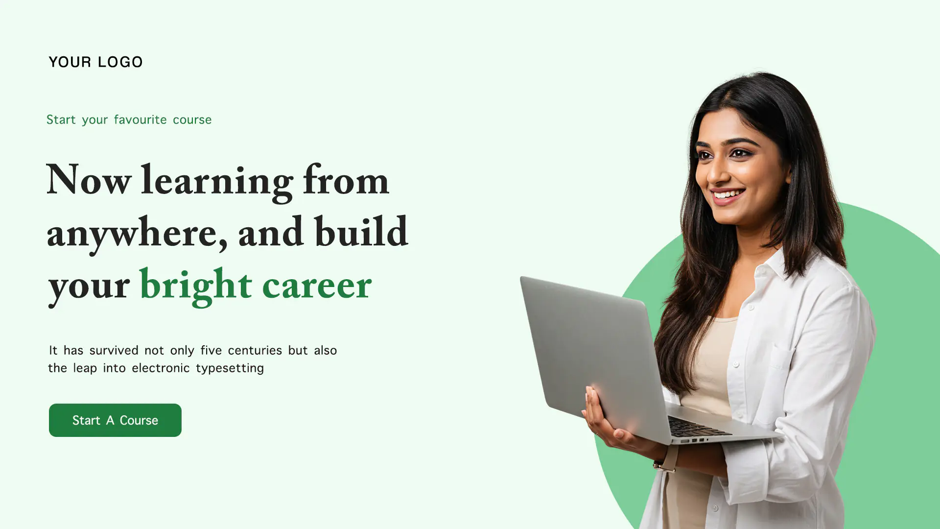 Online Learning Platform Promo Template