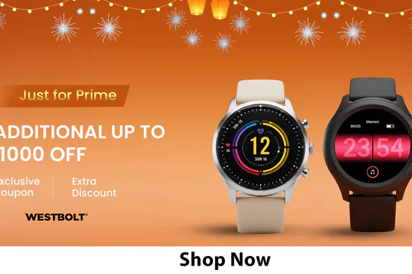 Festive Smartwatch Promotion Mockup