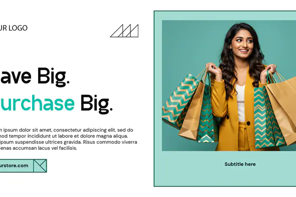 Retail Sale Promotion Banner Template