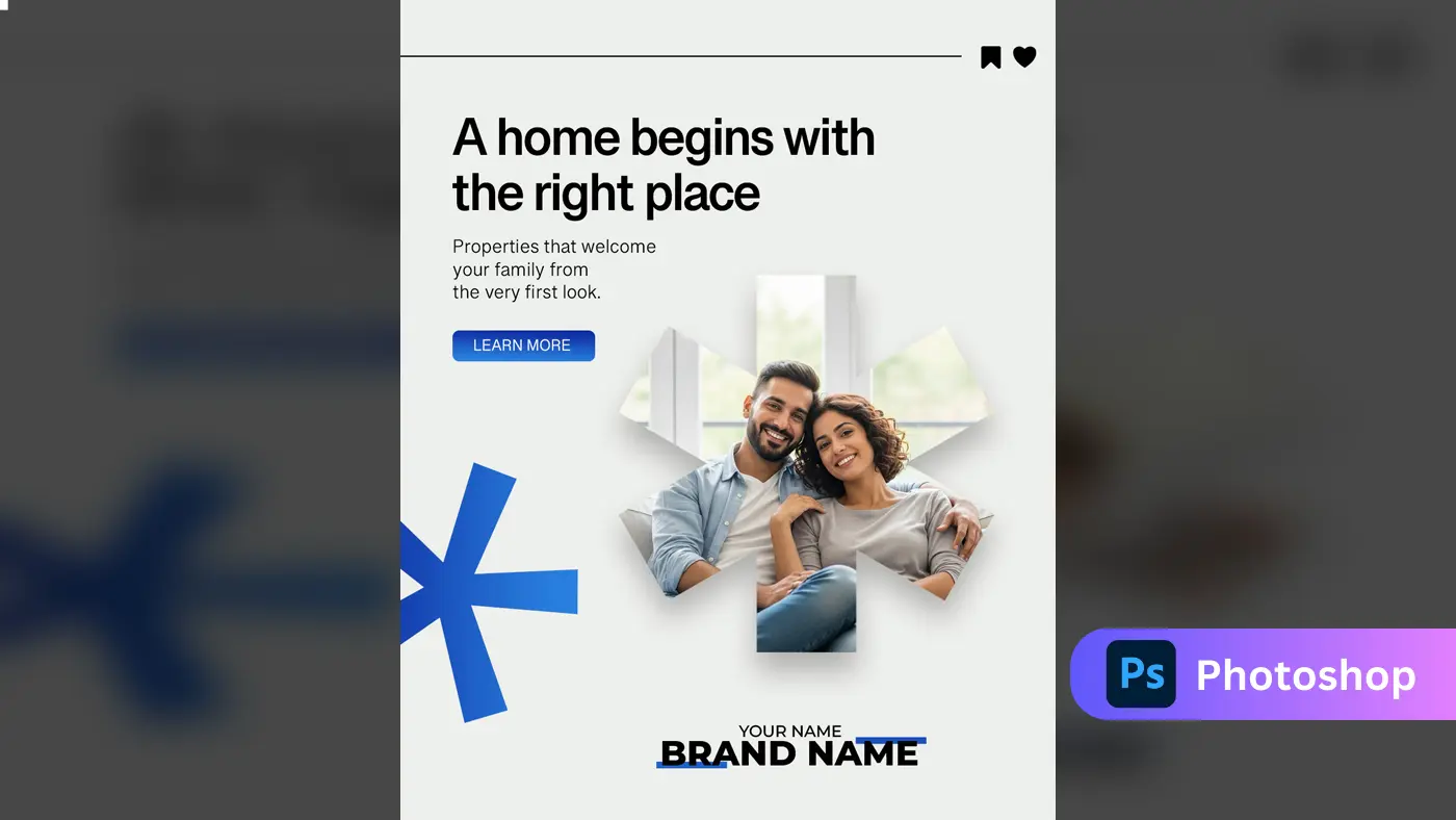 Elegant Real Estate Social Media Post