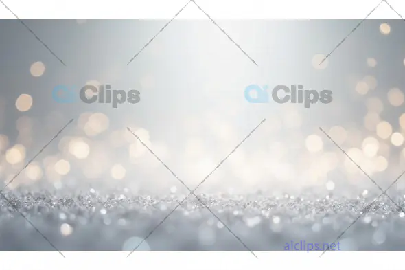 Elegant Silver Bokeh Glitter Background