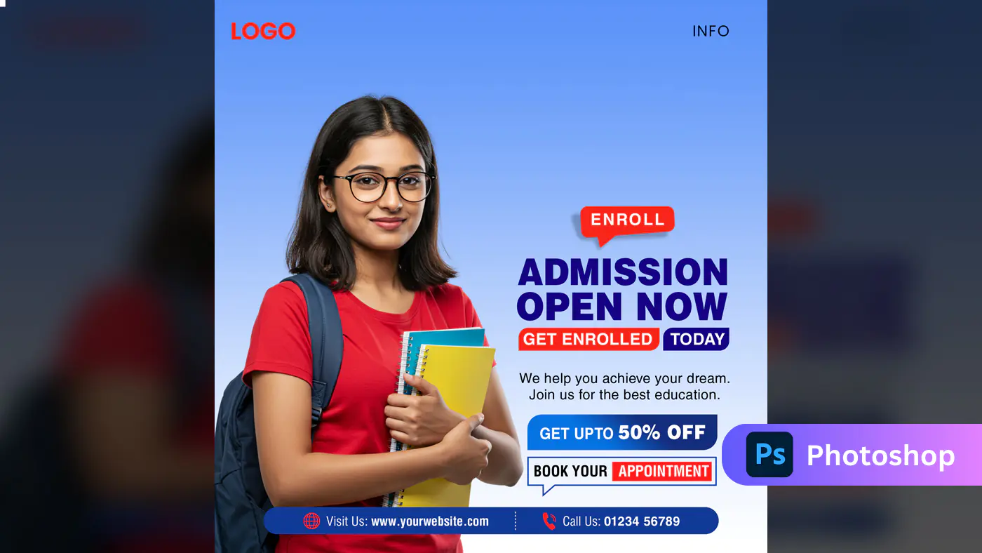 Educational Enrollment Campaign Template