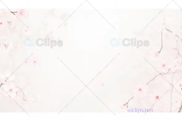 Soft Pink Cherry Blossom Background