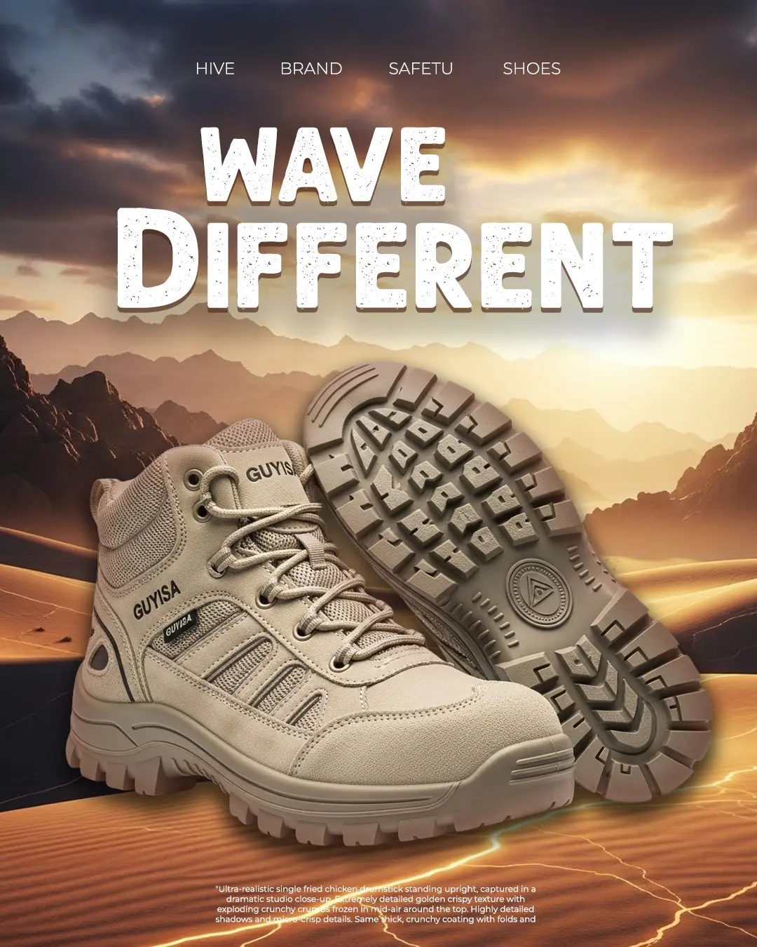 Adventure Footwear Advertisement Template