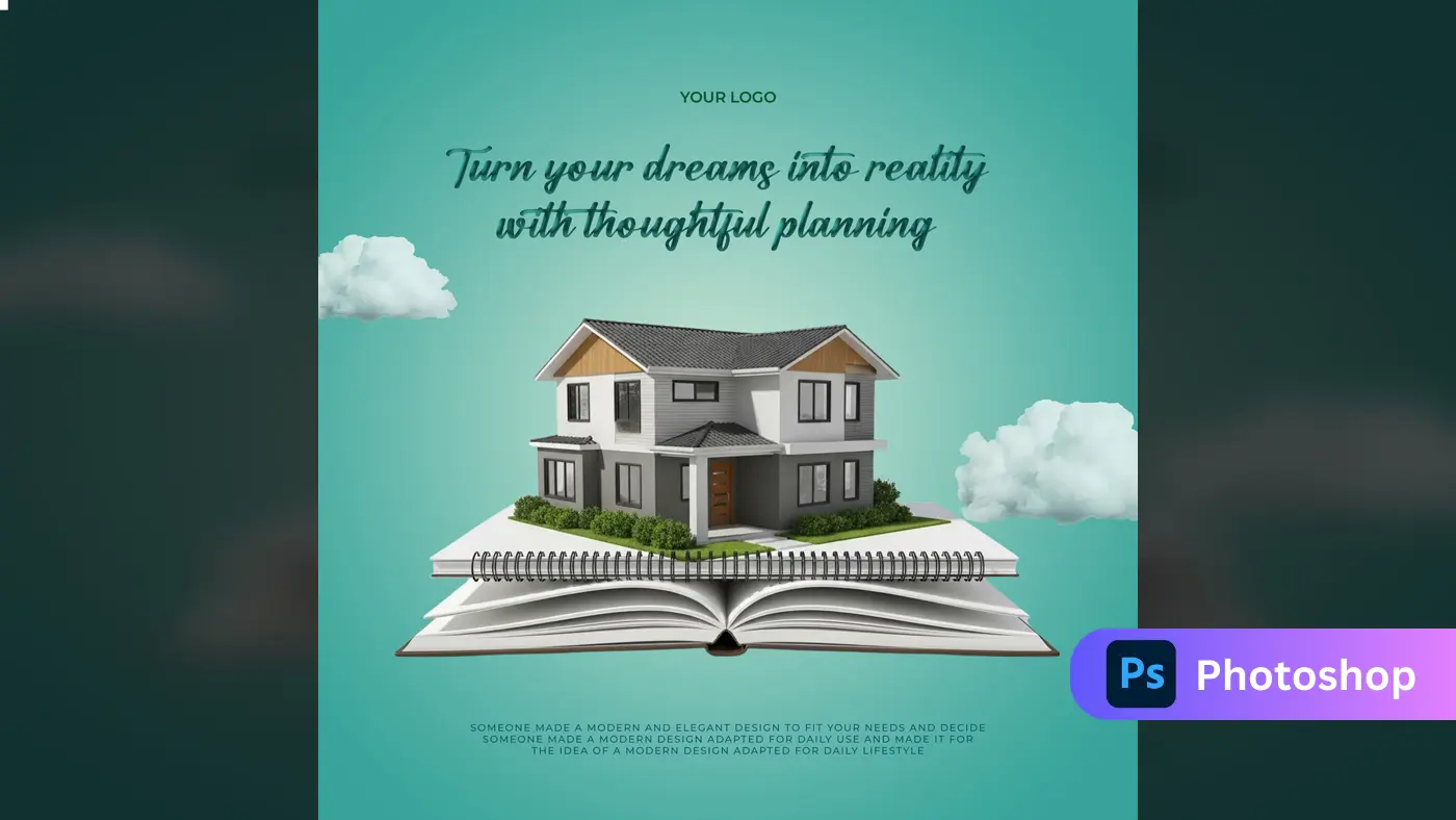 Conceptual Real Estate Ad Template