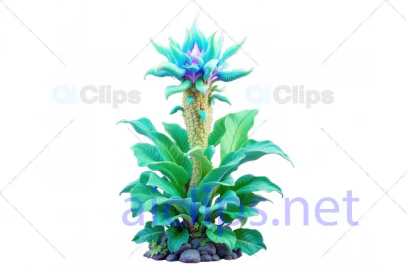 Exotic Alien Flora 3D Model
