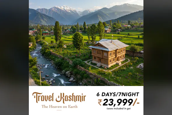 Kashmir Travel Package Promotion Template