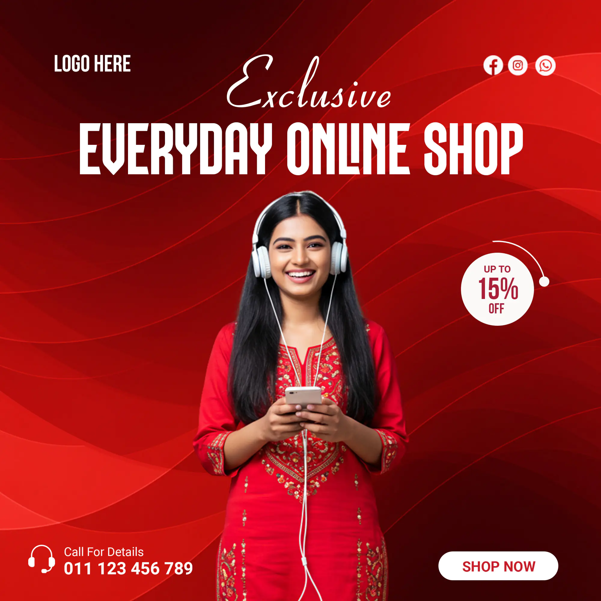 Vibrant E-commerce Promo Template