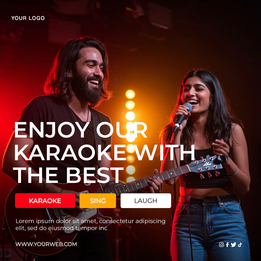 Dynamic Karaoke Night Promo Template