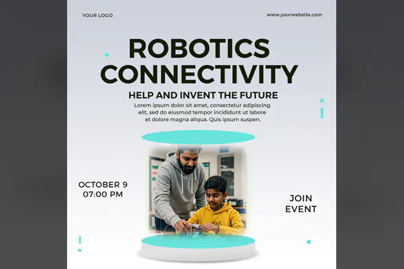 Futuristic Robotics Event Promo Template