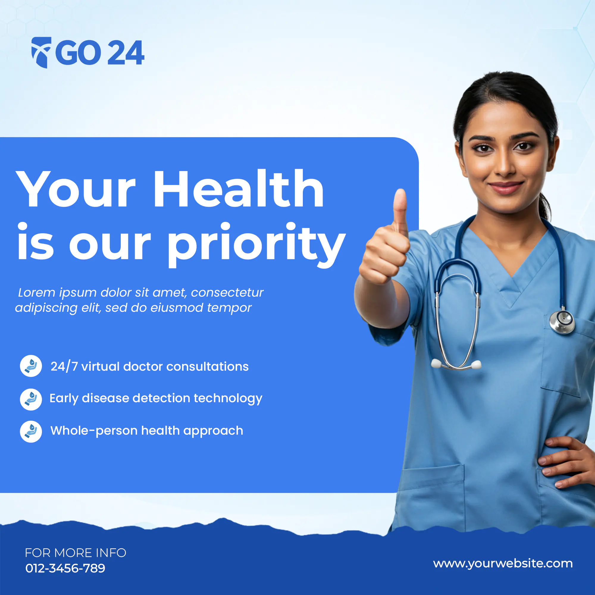 Telemedicine Service Promotion Template