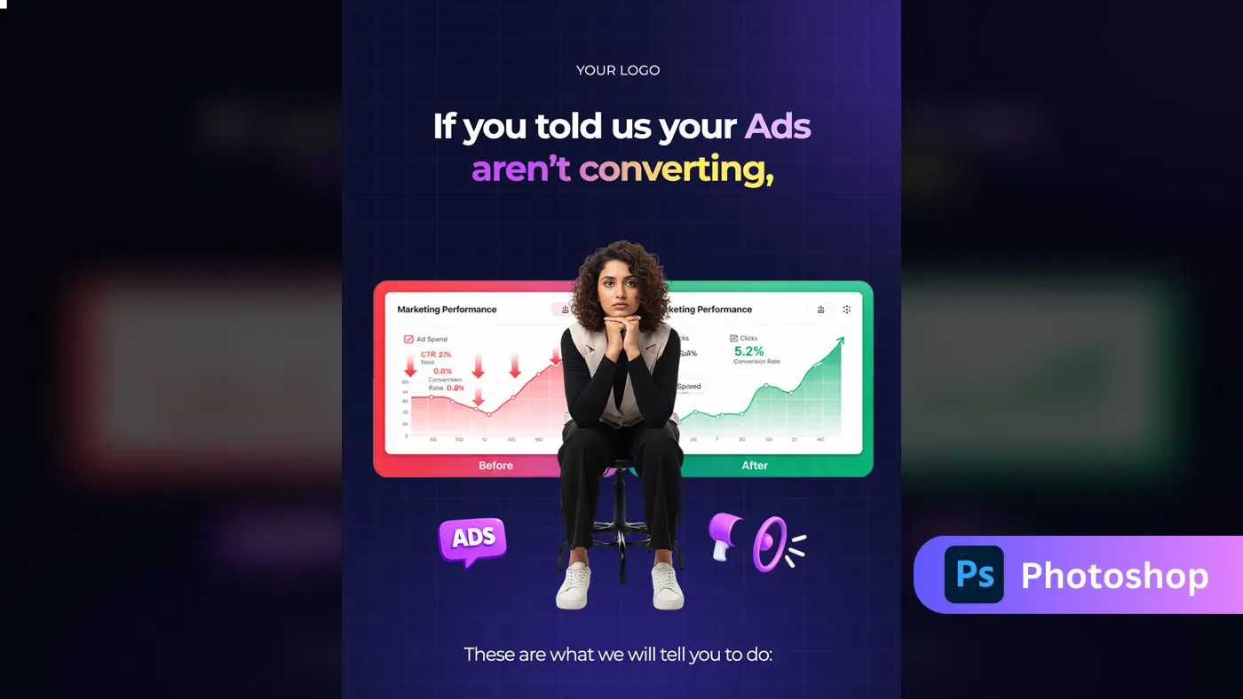 Digital Marketing Results Showcase Template