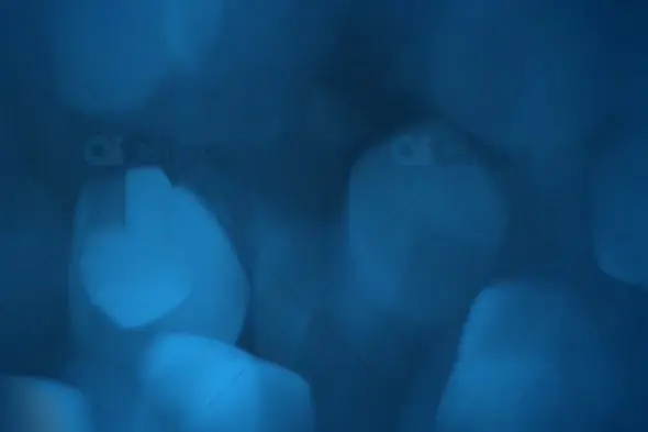Soft Blue Bokeh with Dreamy Abstract Shapes