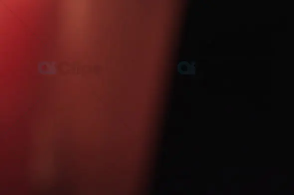 Deep Red and Black Light Leak with Soft Blur