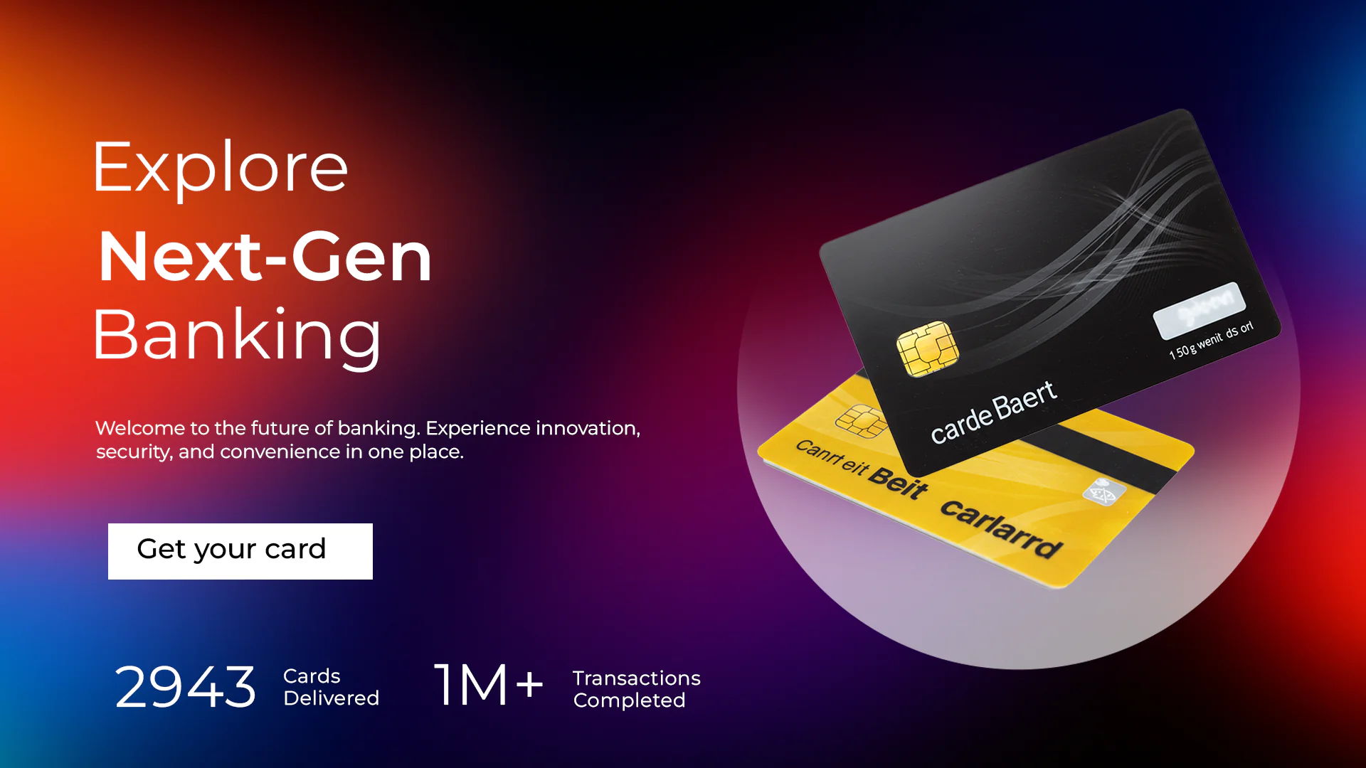 Next-Gen Banking Promotional Template