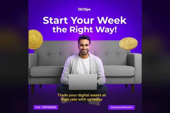digital resource Trading Promotion Template