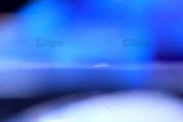 Abstract Blue and White Light Blur with Soft Motion