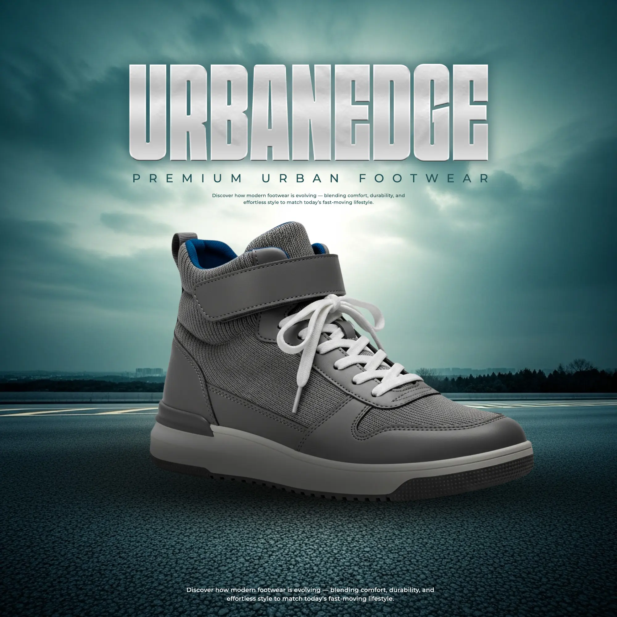 Urban Footwear Advertisement Template