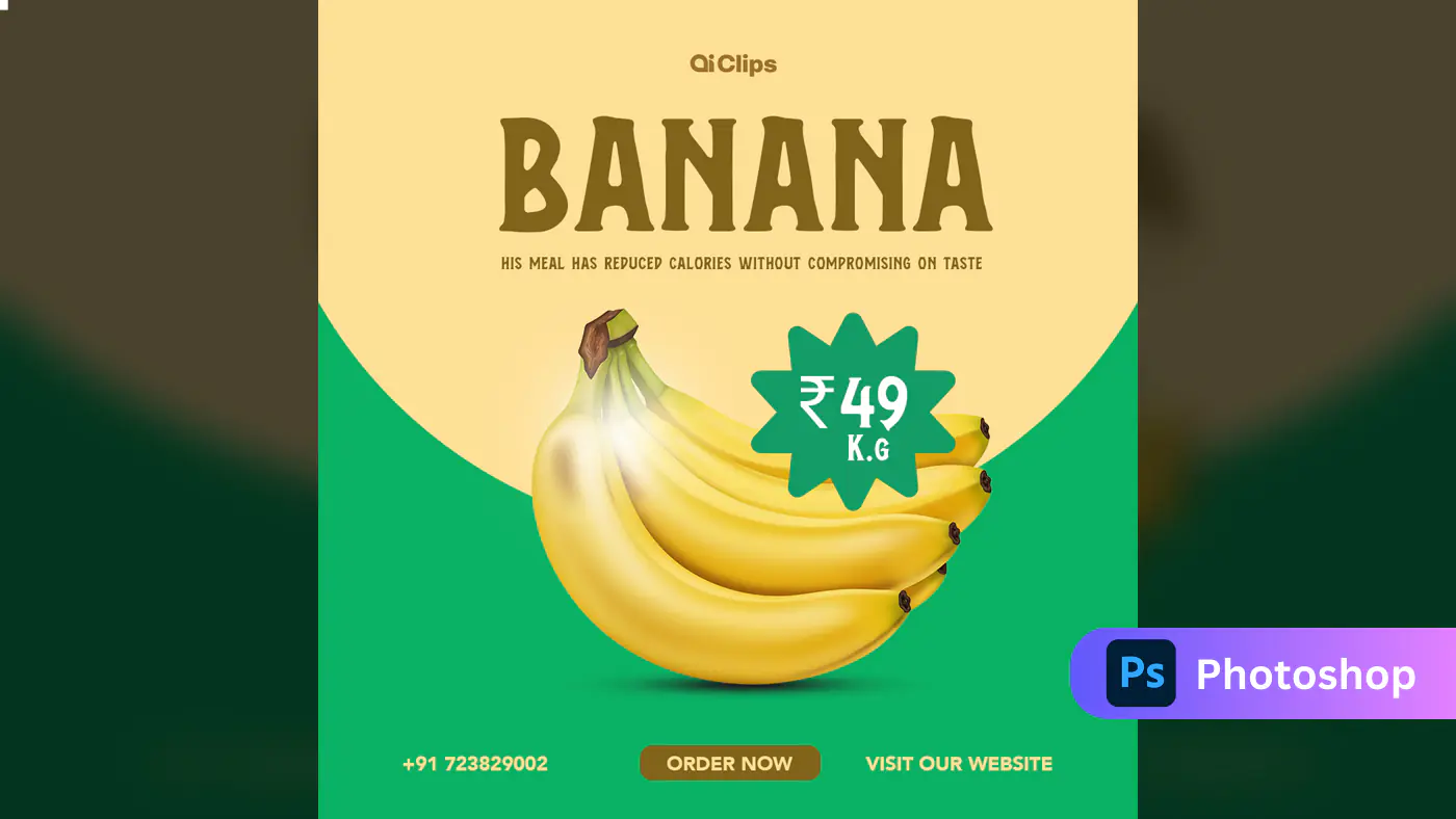 Enhanced Banana Price Promotion Template