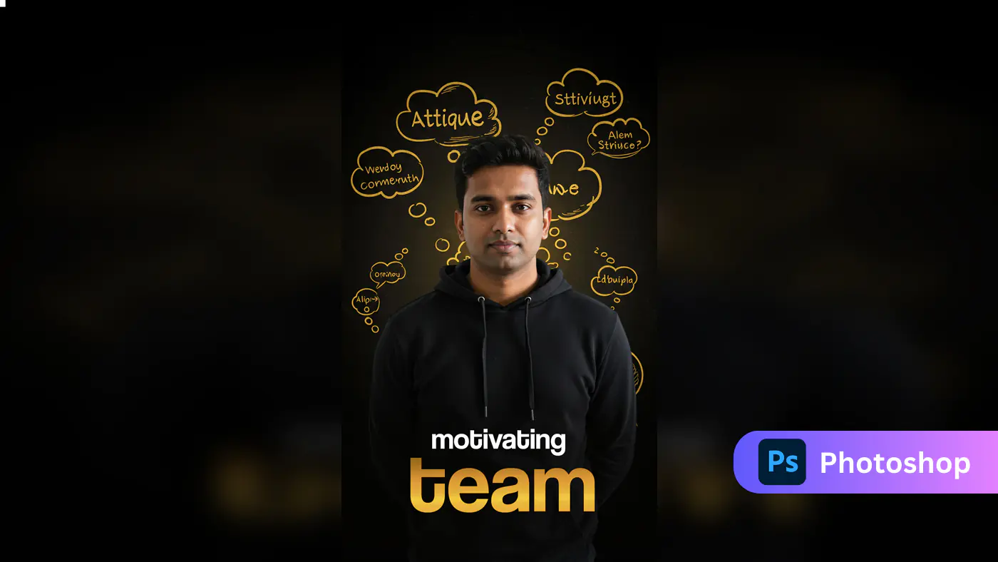 Multilingual Team Motivation Poster