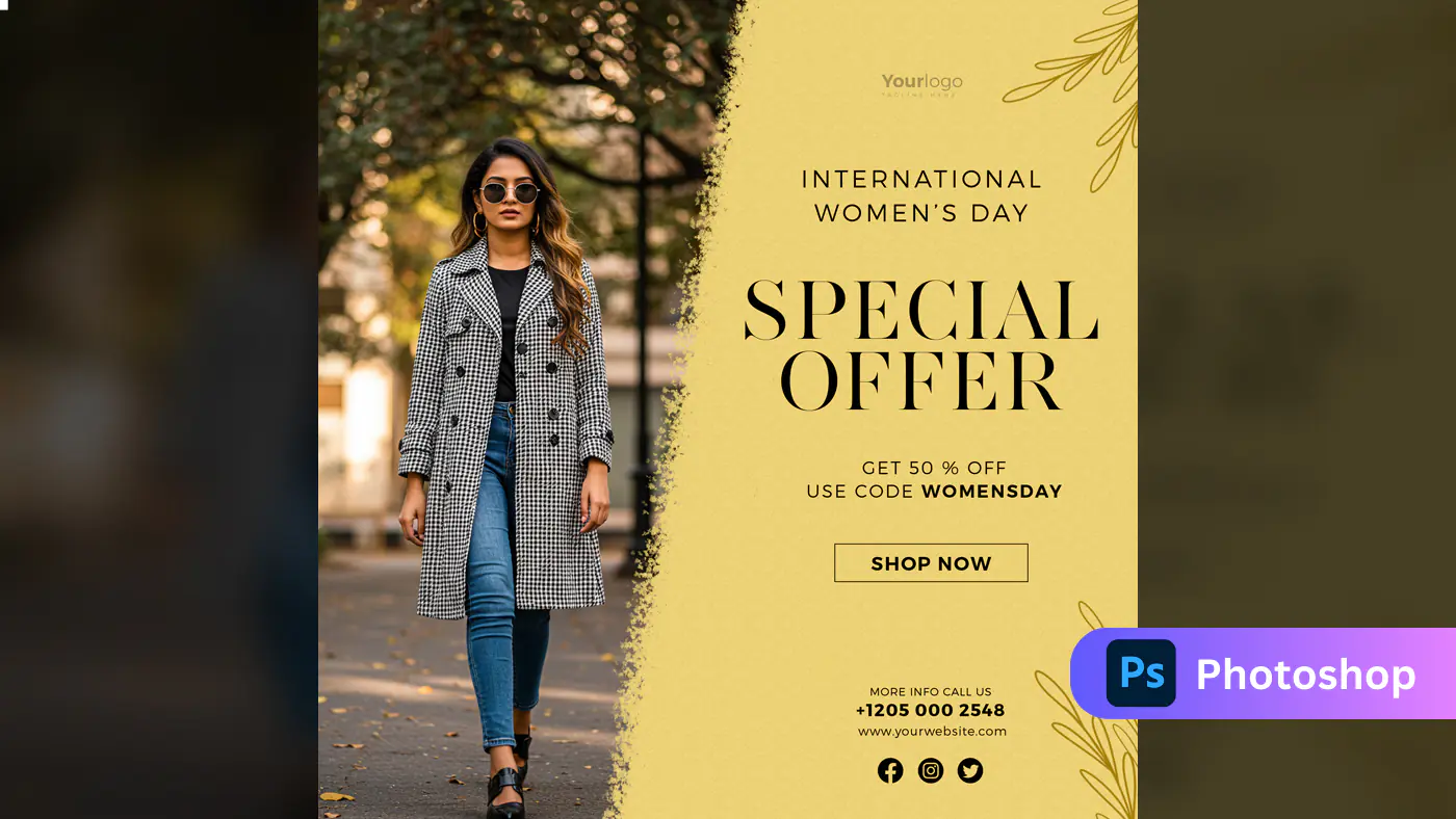 Women's Day Fashion Sale Template