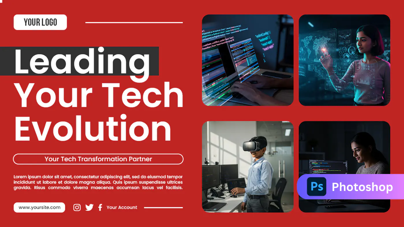 Tech Evolution Marketing Template